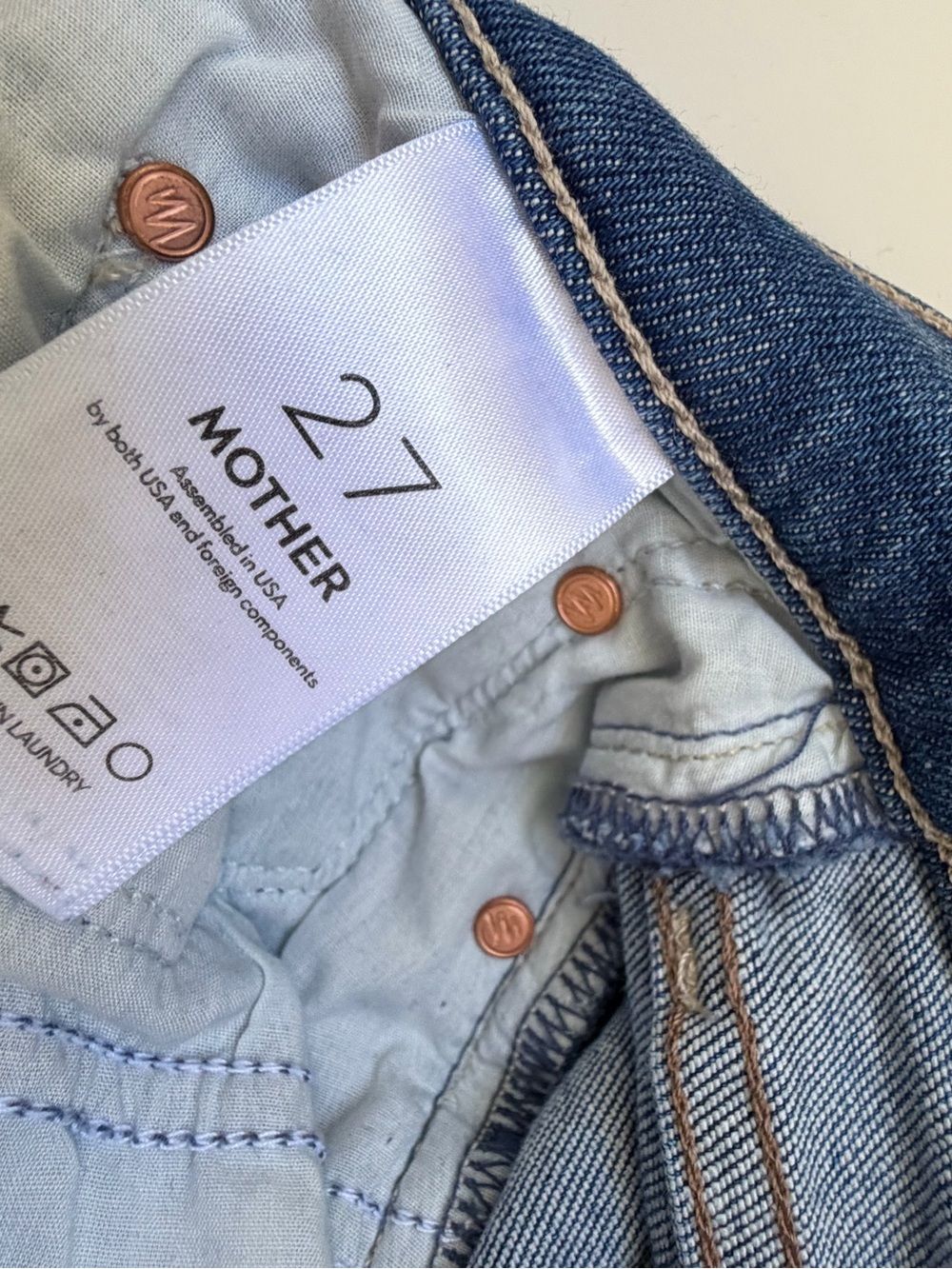 MOTHER - Mid Rise Rambler Zip Ankle Fray in Enjoy the Ride Size 27 - Picture 7 of 11